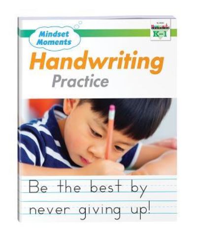 Cover for Newmark Learning · Mindset Moments: Manuscript Handwriting Practice Gr. K-1 Reproducible (Paperback Book) (2019)