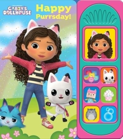 Cover for P I Kids · Dreamworks Gabbys Dollhouse Happy Purrsday Sound Book (Gebundenes Buch) (2023)