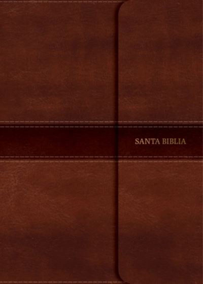 Cover for B&amp;H Espanol Editorial Staff · NVI Biblia Letra Gigante marron, simil piel con indice y solapa con iman (Skinnbok) (2018)