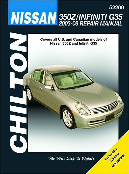 Cover for Haynes Publishing · Nissan 350Z &amp; Infiniti (Chilton): 45141 (Paperback Book) (2008)