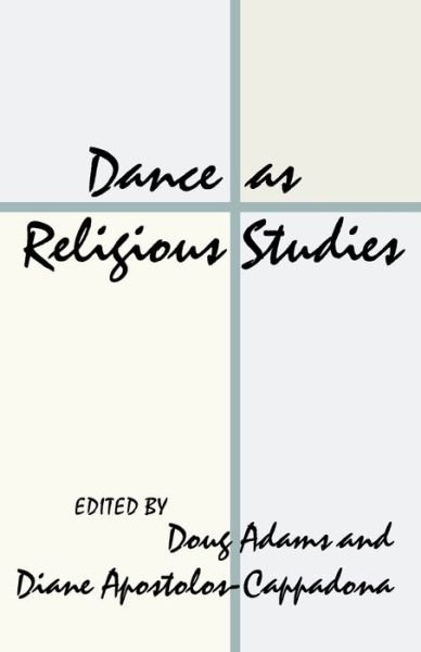 Cover for Doug Adams · Dance as Religious Studies (Pocketbok) (2001)