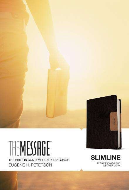 Cover for Eugene H. Peterson · Message Slimline Edition, The (Leather Book) [Tan/Brown Imitation] (2015)