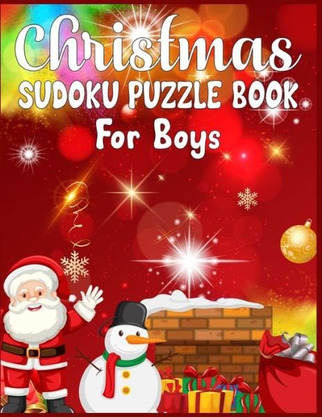 Cover for Sk Publishing · Christmas Sudoku Puzzle Book For Boys (Paperback Bog) (2019)