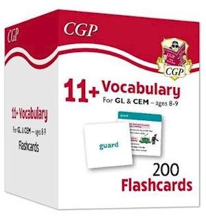 Cover for CGP Books · 11+ Vocabulary Flashcards for Ages 8-9 - Pack 1 - CGP 11+ Ages 8-9 (Hardcover bog) (2020)