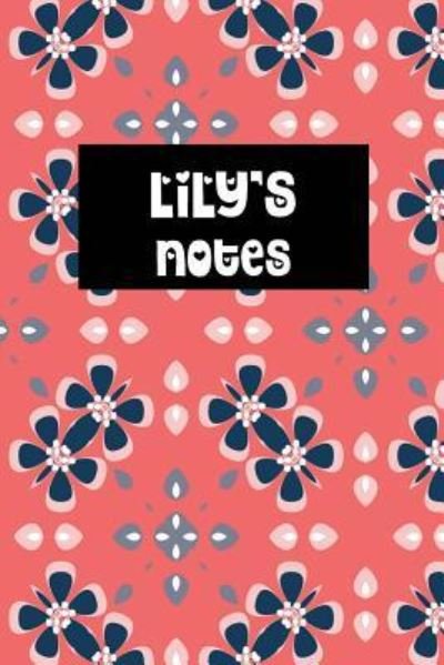Cover for Wj Journals · Lily's Notes (Paperback Book) (2019)