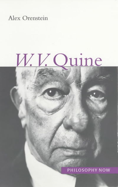 Cover for Alex Orenstein · W.V.O.Quine (Paperback Book) (2002)