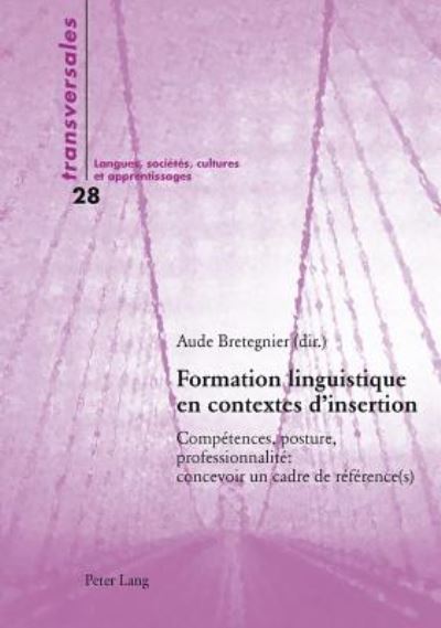 Cover for Formation Linguistique En Contextes d'Insertion: Competences, Posture, Professionnalite Concevoir Un Cadre de Reference (s) - Transversales (Paperback Book) (2011)
