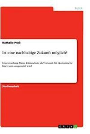 Cover for Nathalie Pruss · Ist eine nachhaltige Zukunft moeglich? (Paperback Book) (2021)