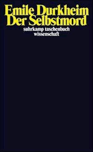 Cover for Emile Durkheim · Suhrk.TB.Wi.0431 Durkheim.Selbstmord (Bok)