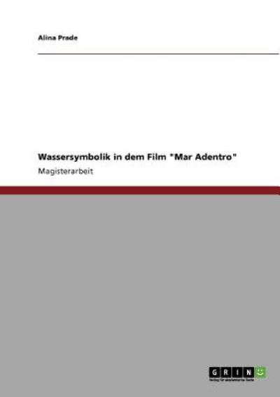 Cover for Prade · Wassersymbolik in dem Film &quot;Mar A (Book) [German edition] (2013)