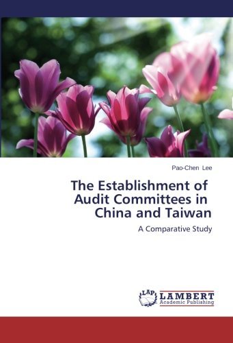 Cover for Pao-chen Lee · The Establishment of Audit Committees in China and Taiwan: a Comparative Study (Paperback Book) (2014)
