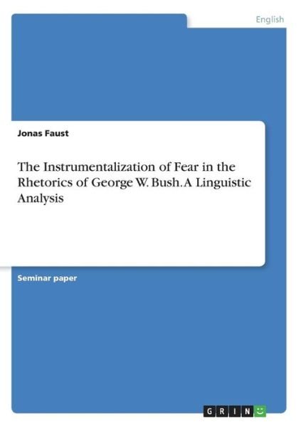 Cover for Faust · The Instrumentalization of Fear i (Book)