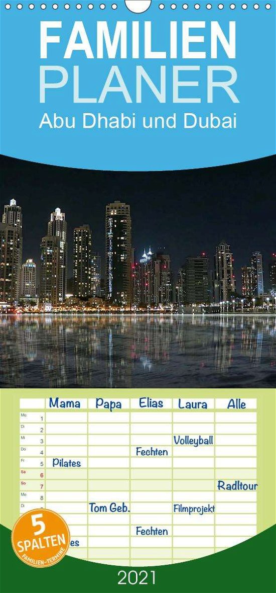 Abu Dhabi und Dubai - Familienplan - Dürr - Książki -  - 9783672205317 - 