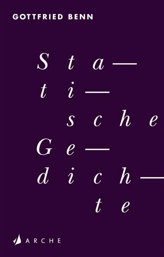 Cover for Benn · Statische Gedichte (Buch)