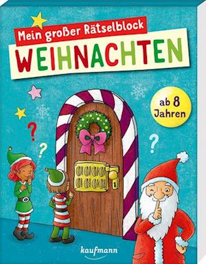 Cover for Kristin Lückel · Mein großer Rätselblock Weihnachten (Buch) (2024)