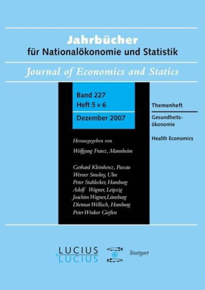 Cover for Unknown. · Gesundheitsökonomie / Health Economics (Taschenbuch) (2008)
