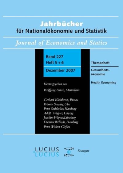 Gesundheitsökonomie / Health Economics - Unknown. - Books - Lucius & Lucius - 9783828204317 - 2008