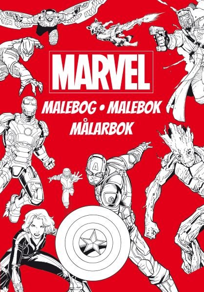 Cover for Marvel: Marvel - Malebog (Hæftet bog) [1. udgave] (2021)