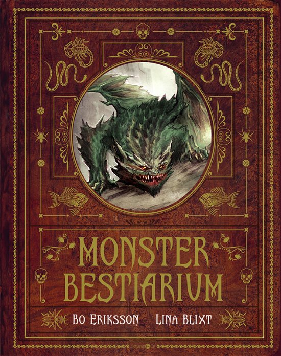 Cover for Bo Eriksson · Monsterbestiarium (Hardcover bog) [1. udgave] (2023)