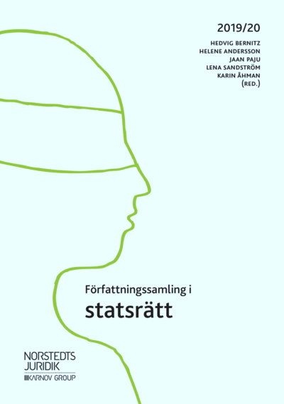 Cover for Karin Åhman · Författningssamling i statsrätt (Book) (2019)