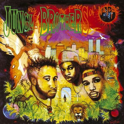 Cover for Jungle Brothers · Done By The Forces Of Nature (LP) [Tri-Colour Vinyl edition] (2024)