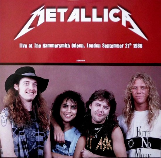 Live At The Hammersmith Odeon London September 21th 1986 (Colour Vinyl) - Metallica - Musiikki - DOL - 0889397521318 - maanantai 10. huhtikuuta 2017