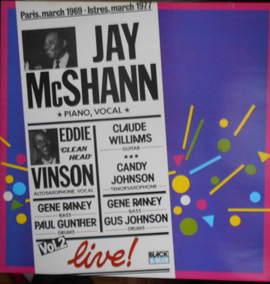 Cover for Jay Mac Shann · Live In France Volume 2 (LP) (2018)