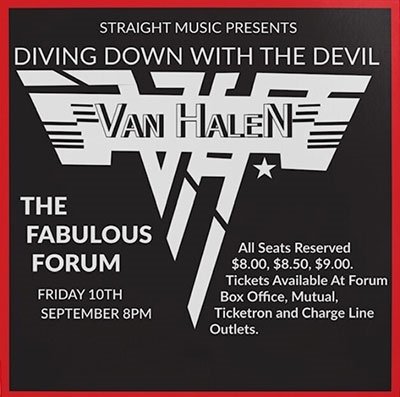 Cover for Van Halen · Diving Down with the Devil- Live at the La Forum 1982 (CD) [Japan Import edition] (2022)