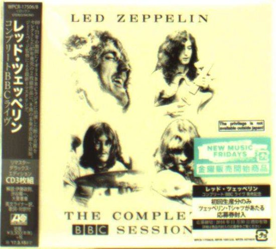 Cover for Led Zeppelin · Complete Bbc Sessions &lt;deluxe Edition (CD) [Japan Import edition] (2016)