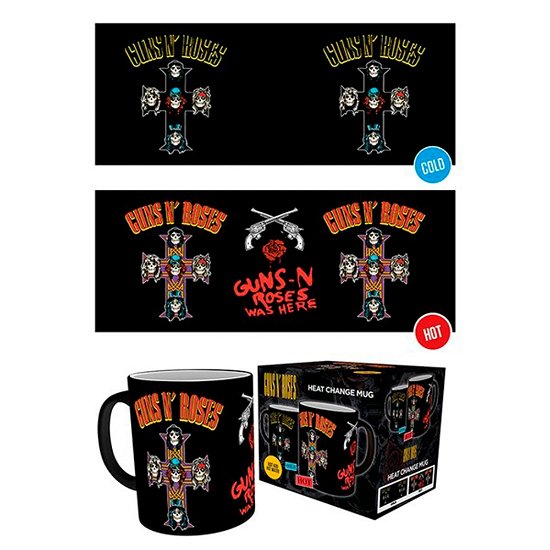 Zaubertasse Guns N Roses - Cross - Heat Change Mugs Gb - Merchandise - Gb Eye - 5028486391318 - February 7, 2019