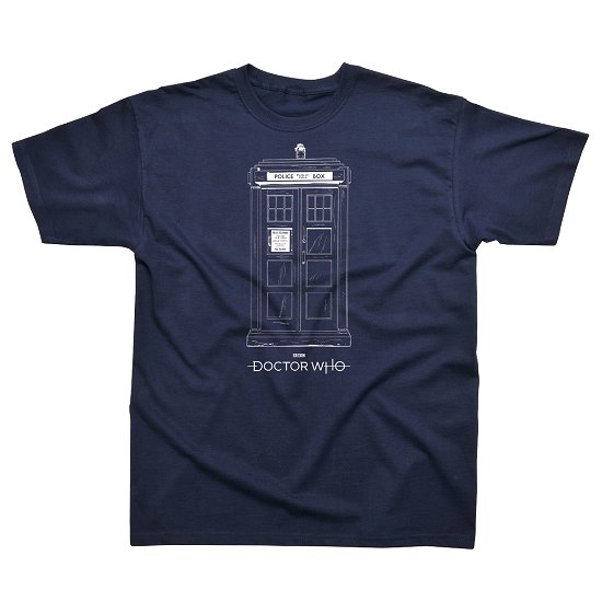 Cover for Doctor Who · Tardis (T-shirt) [size S] [Blue edition] (2019)