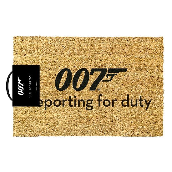 James Bond Reporting For Duty Door Mat - James Bond - Merchandise - JAMES BOND - 5050293855318 - 30 april 2021