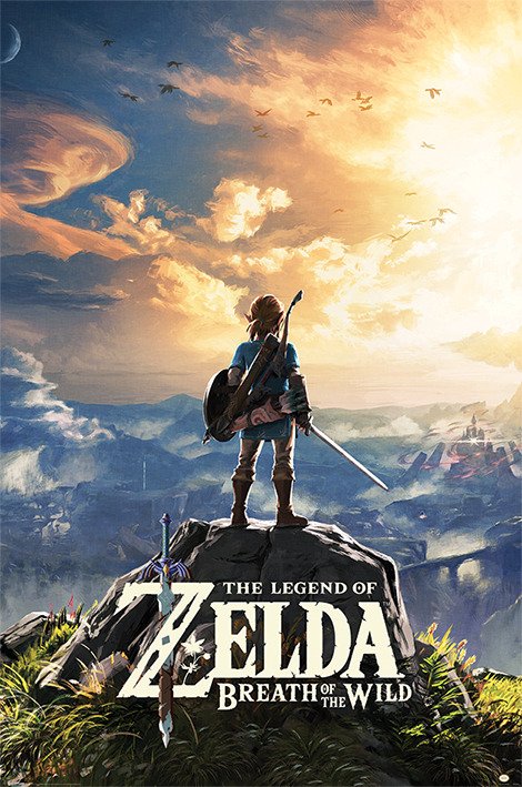 ZELDA - Poster 61X91 - Breath of the Wild Sunset - Nintendo: Legend Of Zelda (the) - Koopwaar - Pyramid Posters - 5050574341318 - 7 februari 2019