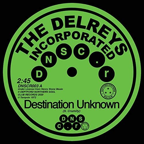 Destination Unknown - Delreys Incorporated - Muziek - DEPTFORD NORTHERN - 5051083156318 - 20 maart 2020