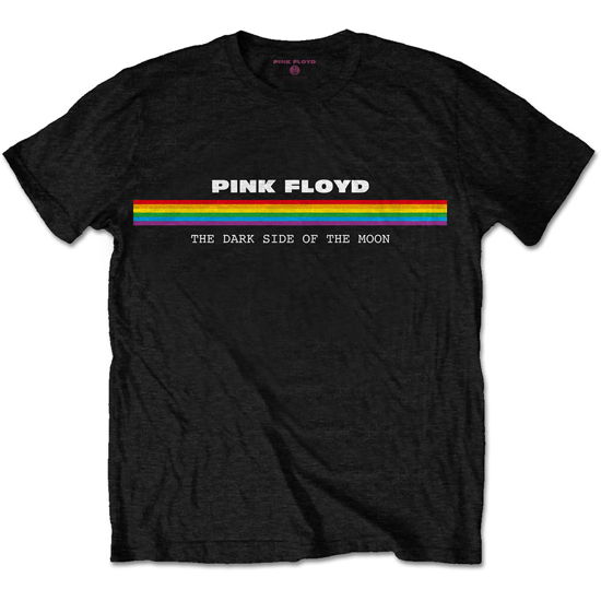 Cover for Pink Floyd · Pink Floyd Unisex T-Shirt: Spectrum Stripe (T-shirt) [size S] [Black - Unisex edition]