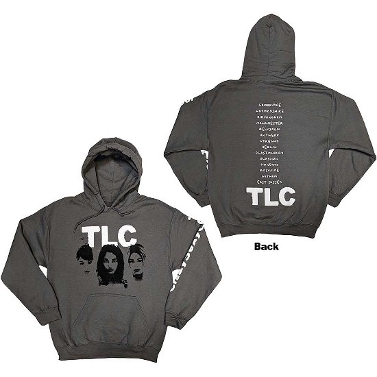 TLC Unisex Pullover Hoodie: CrazySexyCool Album European Tour 2022 (Back Print & Ex-Tour) - Tlc - Merchandise -  - 5056737229318 - 