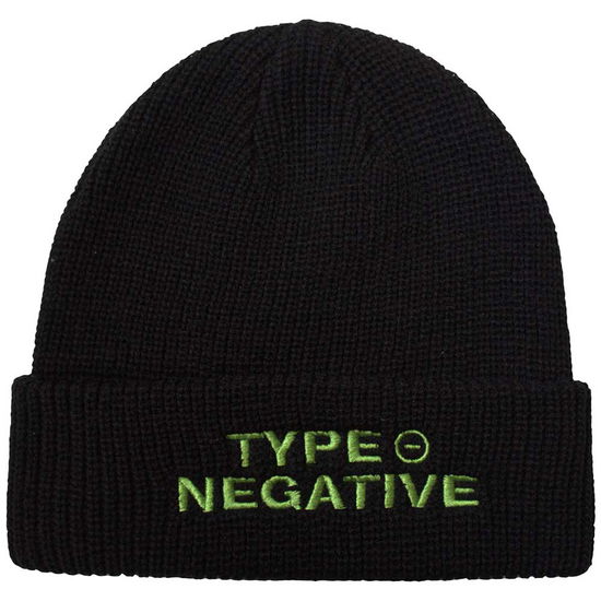 Cover for Type O Negative · Type O Negative Unisex Beanie Hat: Text Logo (CLOTHES) (2024)