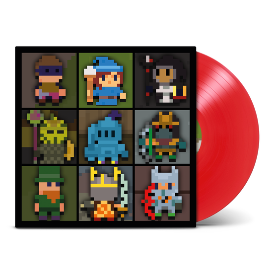 Cover for Mykel Dunn &amp; Jagex Audio Team · RuneScape: Battleaxes and Ballads (LP) [Red Vinyl edition]