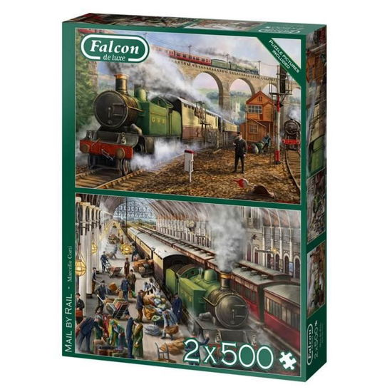 Mail By Rail (2x500 Stukjes) - Falcon - Jogo de tabuleiro - Jumbo - 8710126113318 - 