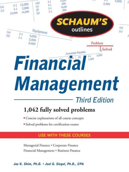 Cover for Jae Shim · Schaum's Outline of Financial Management, Third Edition (Paperback Book) (2009)