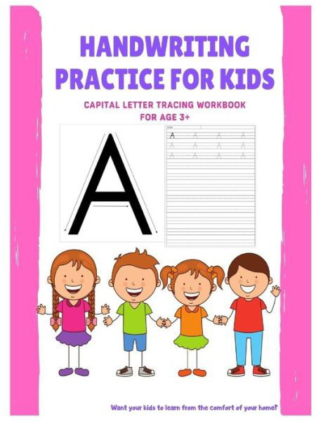 Cover for Sam Ade · Handwriting Practice for Kids: Capital Letter Tracing workbook for Age 3+ (Pocketbok) (2019)