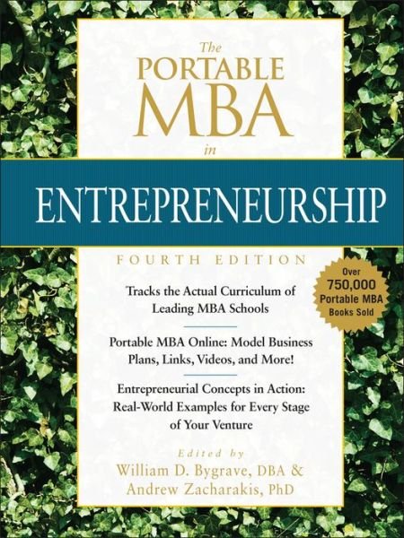 Cover for Bygrave, William D. (Babson College) · The Portable MBA in Entrepreneurship - The Portable MBA Series (Hardcover Book) (2010)