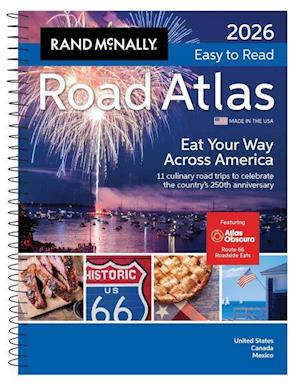 2026 Rand McNally Easy to Read Midsize Road Atlas - Rand McNally - Bøger - Rand McNally & Co ,U.S. - 9780528029318 - 4. juli 2025