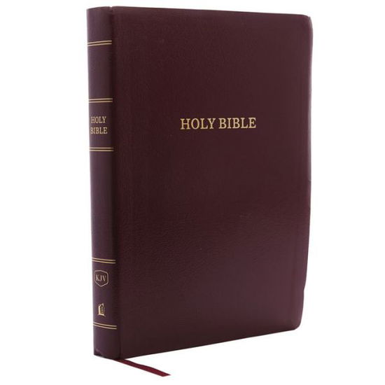 Cover for Thomas Nelson · KJV Holy Bible: Giant Print with 53,000 Cross References, Burgundy Leather-look, Red Letter, Comfort Print: King James Version (Paperback Book) (2017)