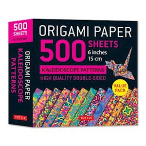 Cover for Origami Paper 500 sheets Kaleidoscope Patterns 6&quot; (15 cm): Tuttle Origami Paper: Double-Sided Origami Sheets Printed with 12 Different Designs (Instructions for 6 Projects Included) - Tuttle Specials (Papirvare) (2025)