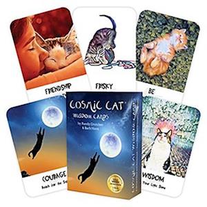 Cover for Barb Horn Randy Crutcher  · Cosmic Cat Wisdom Deck: A 60 Card Deck And (Cards) (2024)