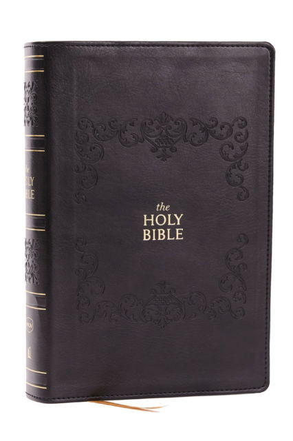 Cover for Thomas Nelson · NKJV Bible: Personal Size Giant Print, Black Leathersoft, Holy Bible, Red Letter, Comfort Print: New King James Version (Leather Book) (2025)