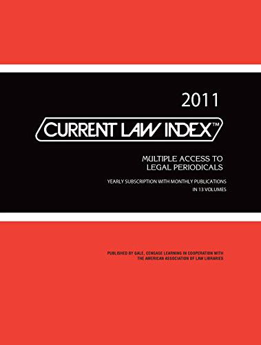 Cover for Gale Research Inc · Current Law Index (Paperback Book) (2011)