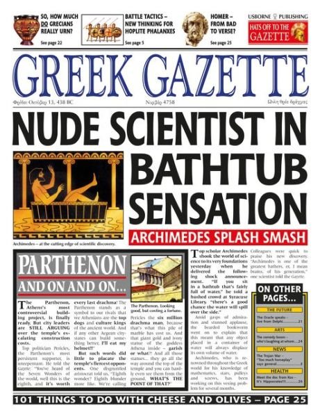 Cover for Paul Dowswell · Greek Gazette - News History (Innbunden bok) [New edition] (2016)