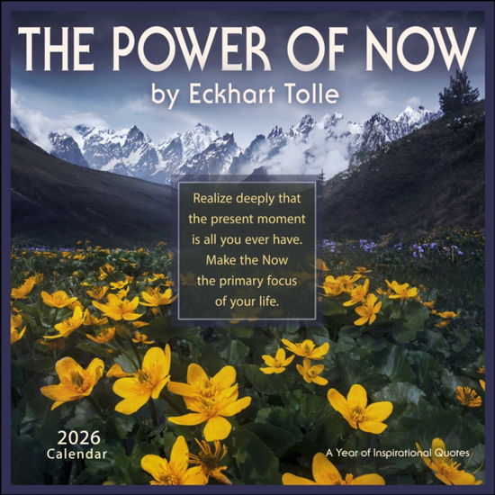 Cover for Eckhart Tolle · The Power of Now 2026 Wall Calendar: A Year of Inspirational Quotes (Calendar) (2025)